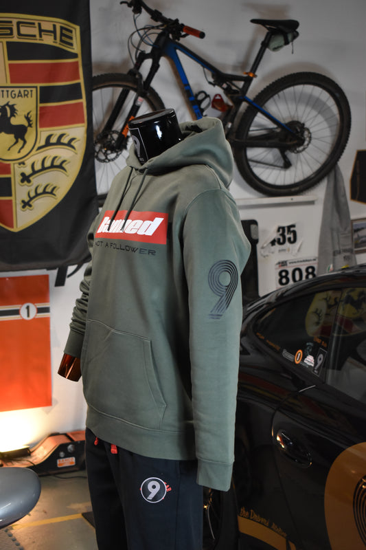 OUTLAW Hoodie – BANNED Edition in Khaki Green