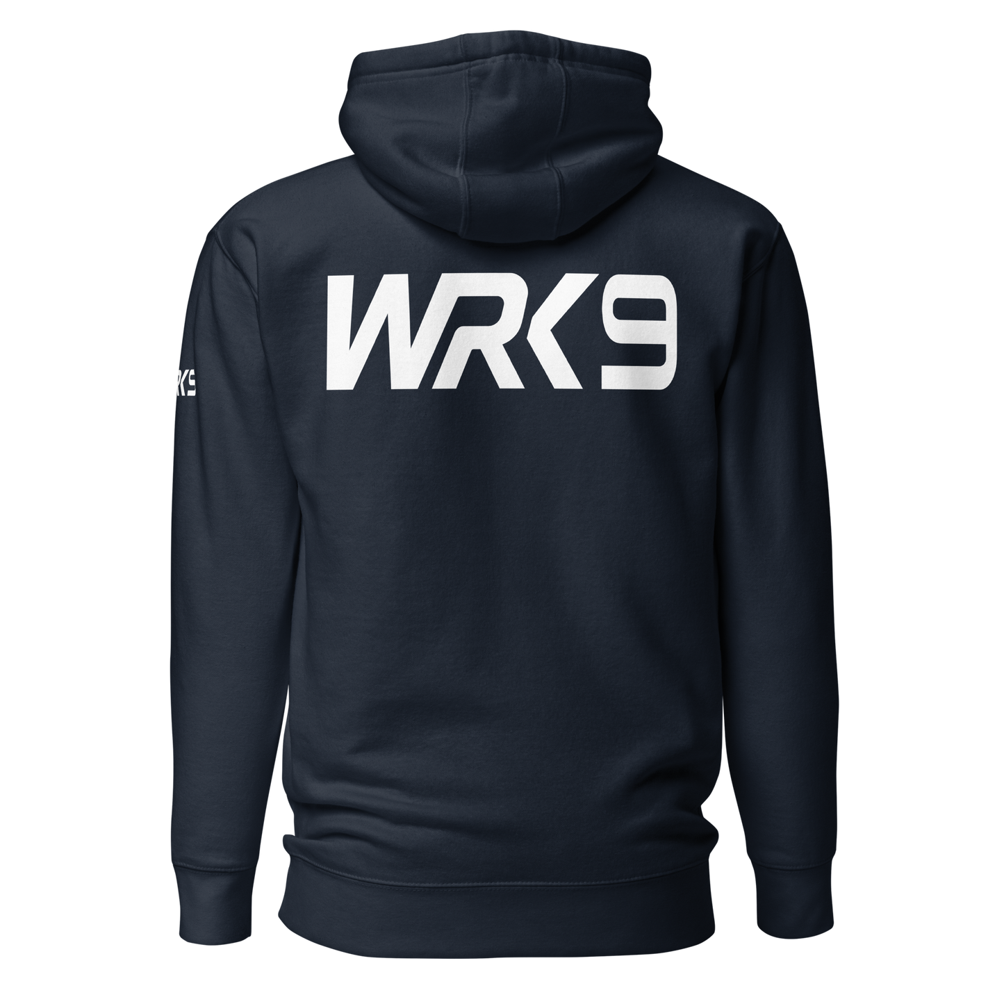 WRK9 Hoodie in Navy Blue