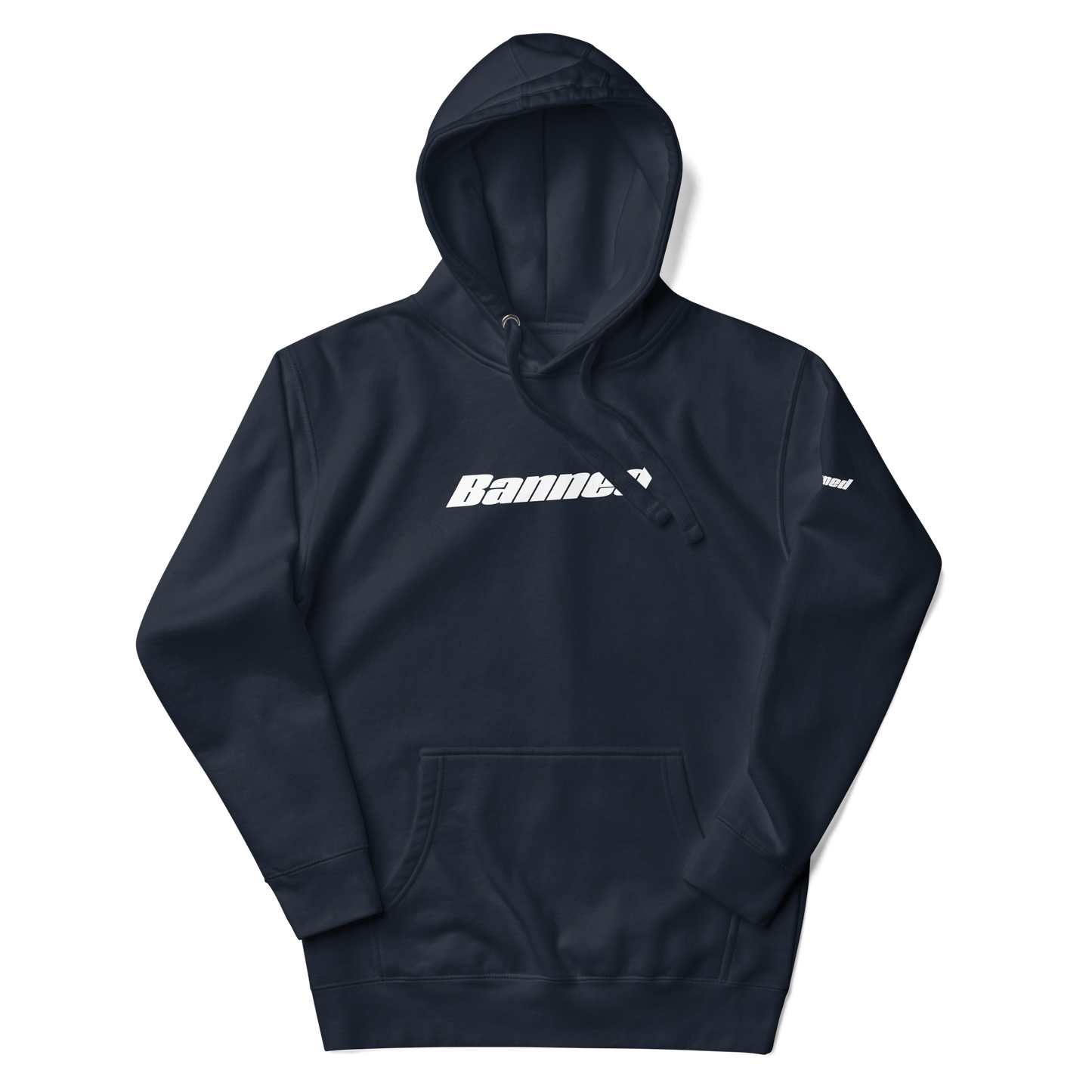 WRK9 Banned Hoodie - "NOT A FOLLOWER" in Rot