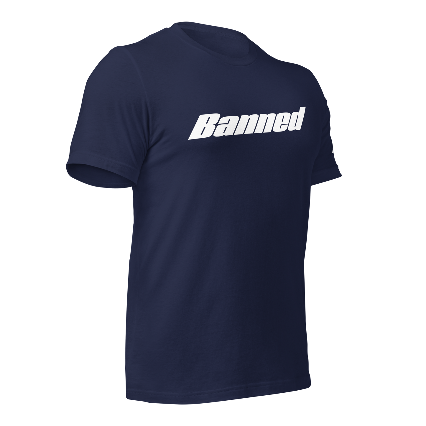 WRK9 Banned T-Shirt - "NOT A FOLLOWER" in Marineblau