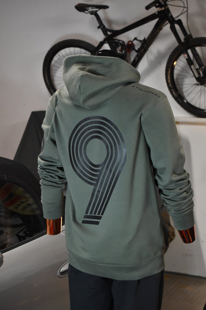 OUTLAW Hoodie – BANNED Edition in Khaki Green