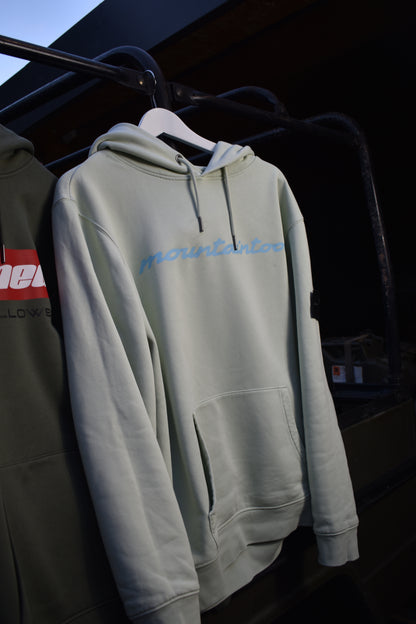 Mountaintool Hoodie mit besonderem Patch – NAF Edition in Mint Green