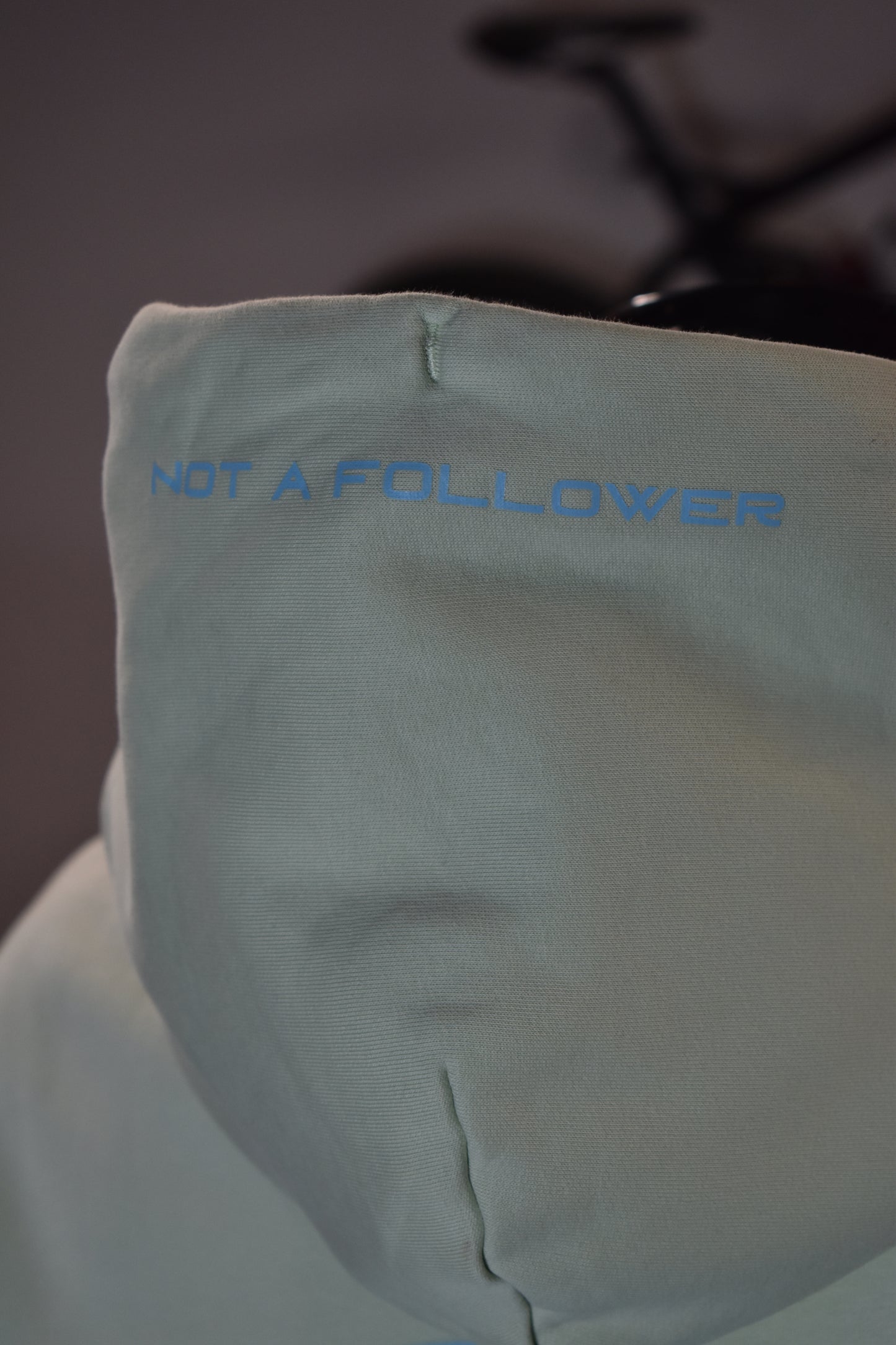 Mountaintool Hoodie mit besonderem Patch – NAF Edition in Mint Green