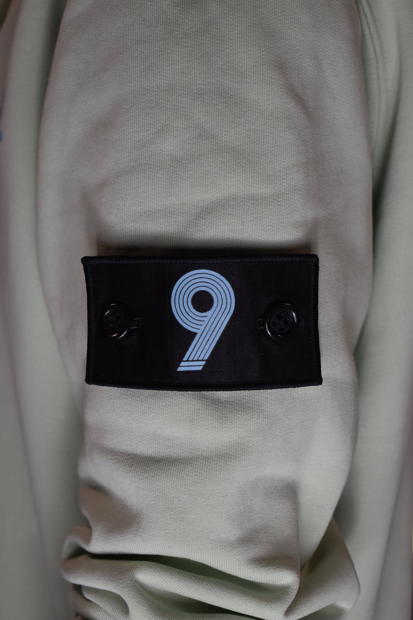 Mountaintool Hoodie mit besonderem Patch – NAF Edition in Mint Green