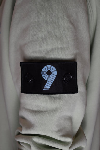 Mountaintool Hoodie mit besonderem Patch – NAF Edition in Mint Green