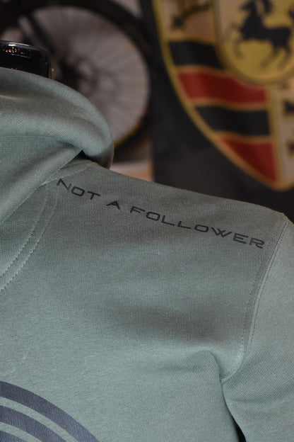 OUTLAW Hoodie – BANNED Edition in Khaki Green