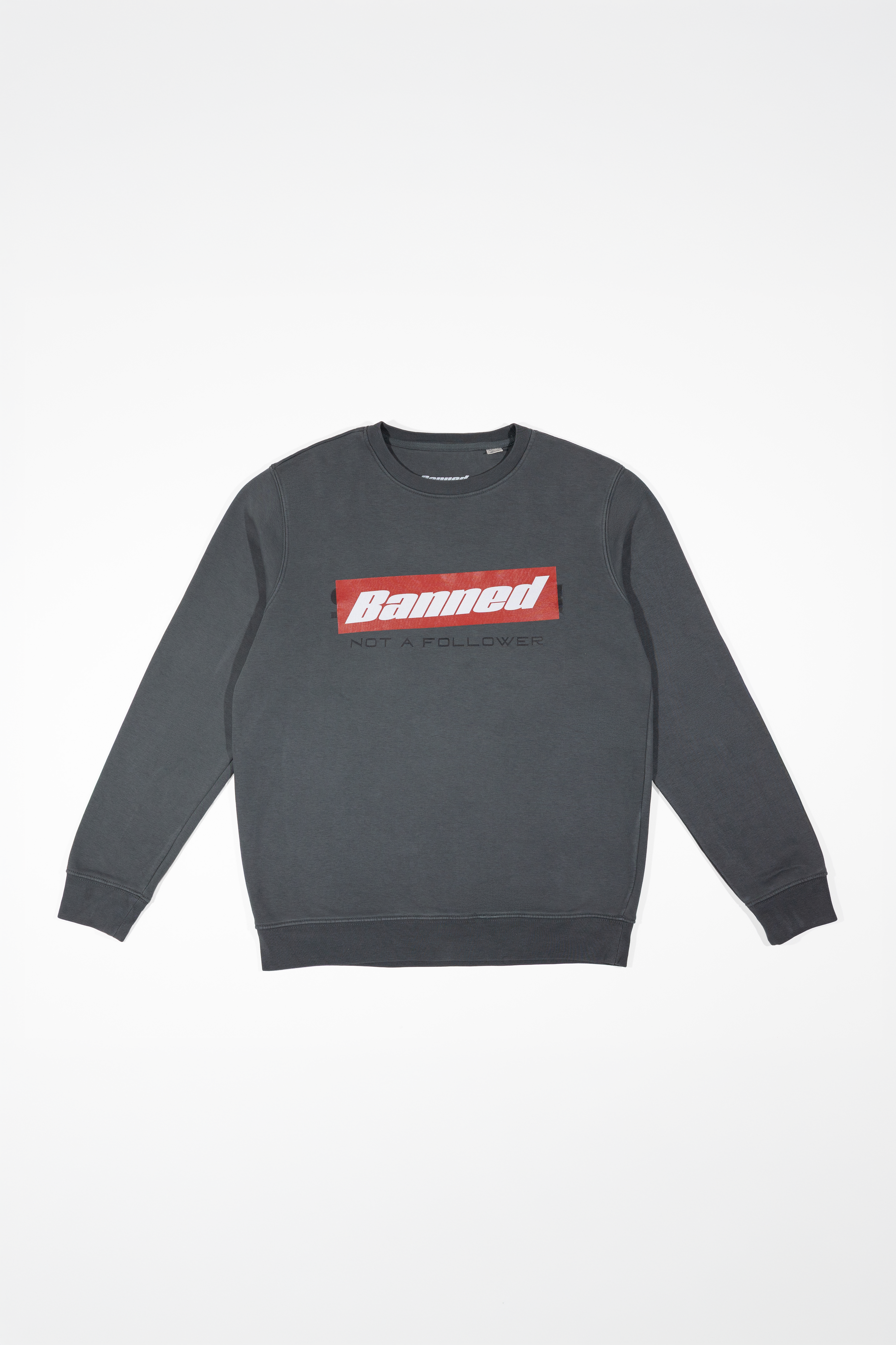 BANNED SWEATER Iron Grau