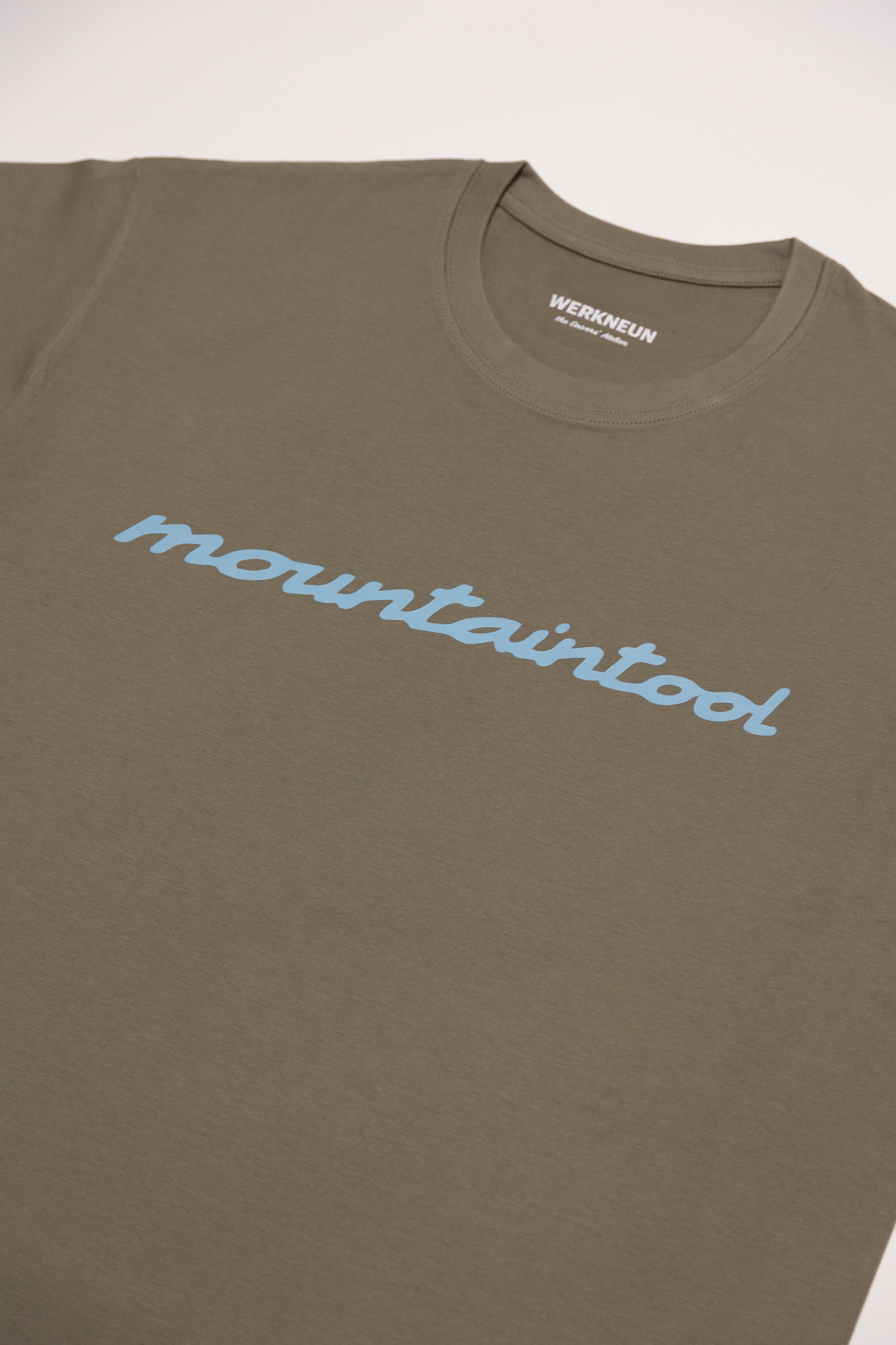 MOUNTAINTOOL SHIRT Olive Grün & Aquamarine