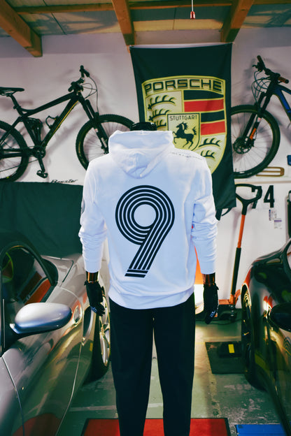 OUTLAW Hoodie – BANNED Edition in pure white