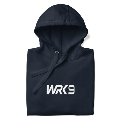 WRK9 Hoodie in Navy Blue