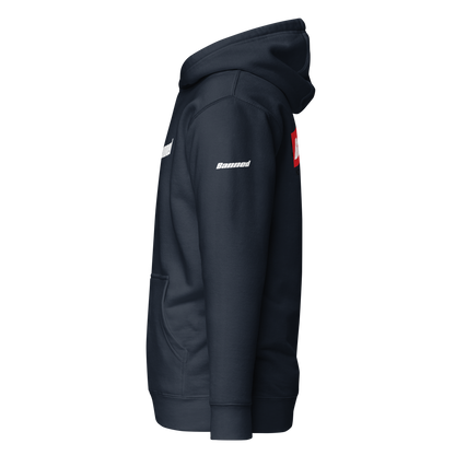 WRK9 Banned Hoodie - "NOT A FOLLOWER" in Rot