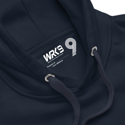 WRK9 Hoodie in Navy Blue