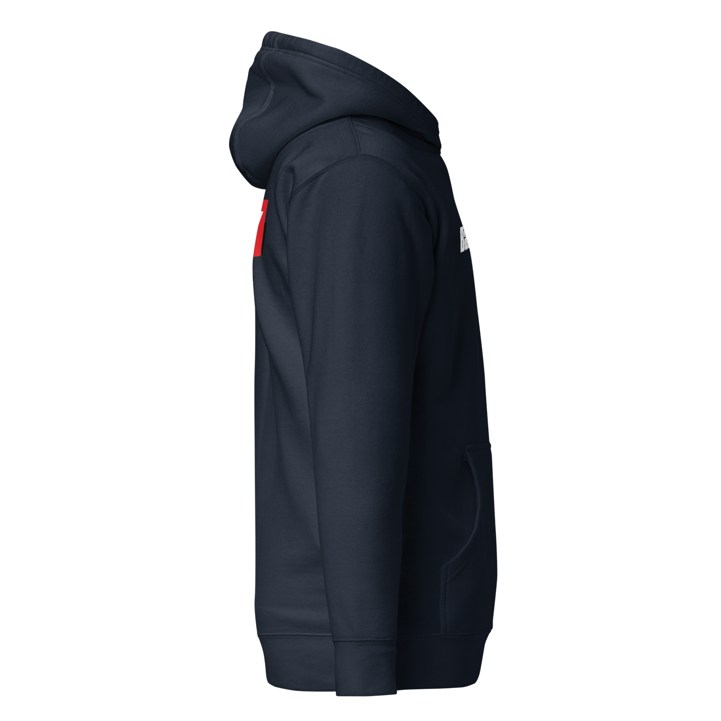 WRK9 Banned Hoodie - "NOT A FOLLOWER" in Rot