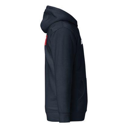 WRK9 Banned Hoodie - "NOT A FOLLOWER" in Rot
