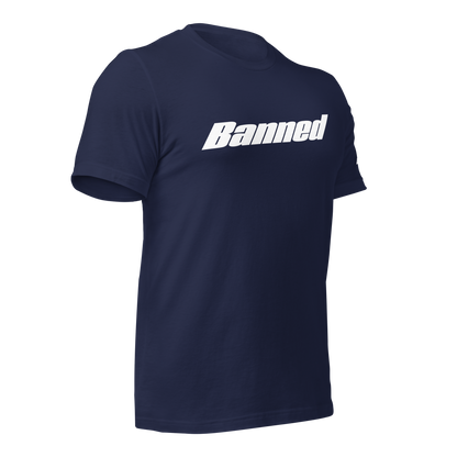 WRK9 Banned T-Shirt - "NOT A FOLLOWER" in Marineblau